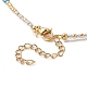Colliers de perles de verre pour femmes NJEW-JN04230-7