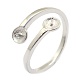 925 Sterling Silver Finger Ring Components STER-P041-20P-4