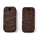 Colgantes de madera de wengué natural WOOD-T023-33A-01-2