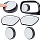 CHGCRAFT 2 Sets 2 Style Glass Rearview Mirror AJEW-CA0001-75-6