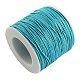 木綿糸ワックスコード  ライトスカイブルー  1mm  約10.93ヤード（10m）/ロール YC-R003-1.0mm-10m-189-1