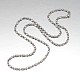304 шариком из нержавеющей стали цепи ожерелья X-CHS-O004-A-2mm-2