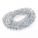Electroplate Glass Beads Strands EGLA-S001-1-2
