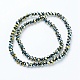Chapelets de perles en verre électroplaqué EGLA-R080-6mm-05-2