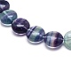 Natürlichen Fluorit Perlen Stränge G-O170-89-3