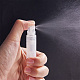 BENECREAT 24 Pack 10ml(0.34oz) Refillable & Reusable Mist Mini Spray Bottles Atomizer Pumps Travel-Empty Matte Plastic Bottles for Cleaning sprays MRMJ-BC0001-33-3