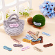 Этикетки из микрофибры DIY-TA0003-13-8