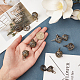 SUNNYCLUE 10Pcs Cage Charms Brass Locket Charms Chime Ball Bulk Antique Bronze Cage Charm for Jewelry Making Charm Hollow Perfume Diffuser Charm Necklace Keychain Supplies Adult DIY Art Craft KK-SC0003-05-3