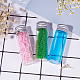 Benecreat 20шт 15 мл прозрачные стеклянные бутылки бутылка для конфет с алюминиевой завинчивающейся крышкой пустые банки для образцов флаконы для образцов для специй AJEW-BC0005-37-15ml-7