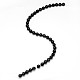 Grade aa natürlichen Obsidian runden Perlen Stränge X-G-L275-03-6mm-2