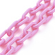 Colliers de chaîne de câble en plastique ABS personnalisés NJEW-JN02849-02-3