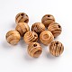 Perle di legno naturale rotonde WOOD-Q009-16mm-LF-1
