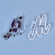 Lettera stampi in silicone fai da te DIY-I034-08M-3