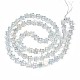Electroplate Glass Beads Strand EGLA-S188-17-B04-3