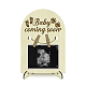 Arch Shape Wood Announcement Picture Frame Stand DJEW-WH0070-001-1