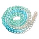 Dyed & Heated Synthetic Quartz Beads Strands G-P502-01A-01-4