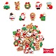45Pcs 9 Styles Christmas Theme Opaque Resin Cabochons JX253A-1