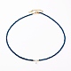 (vente de bijoux fêtes d'usine) colliers pendentif lettre coquille naturelle NJEW-JN03304-04-1
