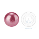 10 couleur perles de verre rondes nacrées écologiques HY-PH0004-8mm-02-B-5