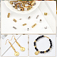 Nbeads 490 pcs perles d'espacement en alliage de style tibétain FIND-NB0003-36-5