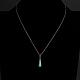 Zinc Alloy Hollow 3D Triangle Noctilucent Necklaces NJEW-BB03194-A-4