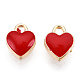 Light Gold Plated Alloy Charms ENAM-T009-01A-02-2