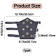 Adjustable PU Leather Cuff Wristband for Bikers AJEW-WH0415-25B-2