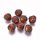 Round Handmade Indonesia Beads IPDL-L002-13A-2