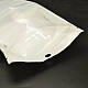 レクタングルPVCジップロックバッグ  再封可能なバッグ  トップシール薄い袋  メッキパールカラーの  ホワイト  10x6cm X-OPP-L001-02-6x10cm-3