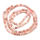 Chapelets de perles en rhodonite naturelle G-F460-57-5