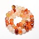 Brins de perles de pépites de pierres précieuses naturelles de cornaline teinte G-J337-01-2