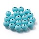 Painted Natural Wood Beads WOOD-A018-16mm-03-1