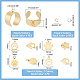 Набор для изготовления кольца-манжеты unicraftale diy charm STAS-UN0051-36-3