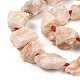 Brins de perles de pierre de soleil naturelles brutes brutes G-F595-I02-2