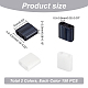 PandaHall Elite 300Pcs 2 Colors 2-Hole Opaque Glass Seed Beads SEED-PH0001-76-2