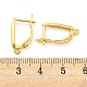 Латунные серьги-кольца с застежкой сзади KK-M286-18G-3
