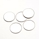 316 Surgical Stainless Steel Milled Edge Bezel Cups X-STAS-K099-01-25mm-P-1