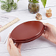 FINGERINSPIRE Oval Wood Base (Sienna ODIS-WH0027-041-3