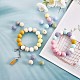 100Pcs Silicone Beads 15mm Multifaceted Round Silicone Beads Bulk Polygonal Silicone Beads Set for DIY Necklace Bracelet Key Chain Craft Jewelry Making JX326A-5