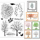Прозрачные штампы с деревом Globleland для декора для скрапбукинга своими руками DIY-WH0167-57-0315-1