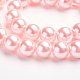 Eco-Friendly Glass Pearl Beads Strands HY-A008-8mm-RB033-2
