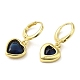 Real 18K Gold Plated Brass Dangle Leverback Earrings EJEW-L268-006G-06-2