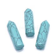 Синтетические бирюзовые бусины G-G795-02-03B