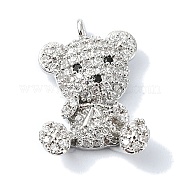 Подвески из кубического циркония с покрытием из латуни KK-M282-40P