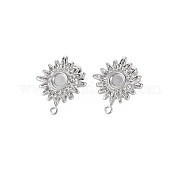 Фурнитура для сережек-гвоздиков из нержавеющей стали 304 STAS-N097-234P