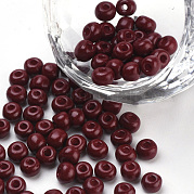Выпечка краска стеклянные бусины SEED-Q025-4mm-M08