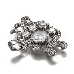 Латунные прозрачные кубические циркониевые подвески в виде созвездий&nbsp;KK-J278-33P-B