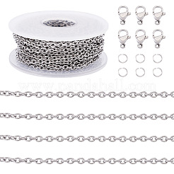 Комплекты ювелирных изделий из нержавеющей стали 304&nbsp;DIY-PJ0001-41C