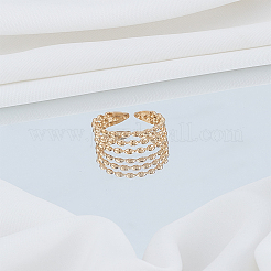 1 шт. открытое манжетное кольцо из нержавеющей стали 304&nbsp;RJEW-LP0008-23G