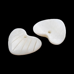 Pendenti intagliati in conchiglia d'acqua dolce naturale&nbsp;SHEL-K006-70D
